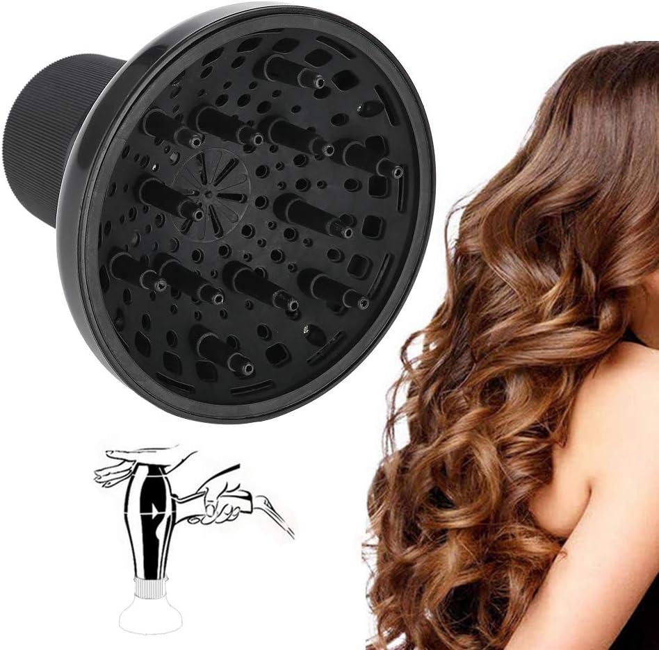 ZJchao Hair Dryer Blower Diffuser Universal Hair Dryer Accessories Adaptable Curly Wavy Hairdressing Salon Blow Dryer