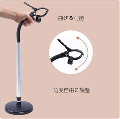 uyoyous Hair Dryer Stand, Hair Dryer Holder, Dryer Clip, Storage Rack, Fixed, Washroom, Convenient, Hair Dryer, Rotatable 360C