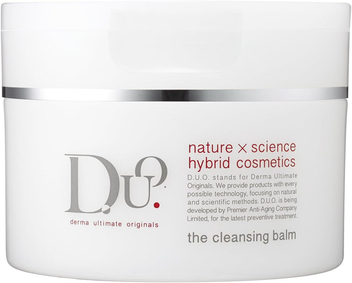 D.U.O. The Cleansing Balm, 3.2 oz (90 g), Moist Type, Gentle Rose Scent, New Sensation Melts Cleansing, Eyelash Eck, No Face Wash Needed