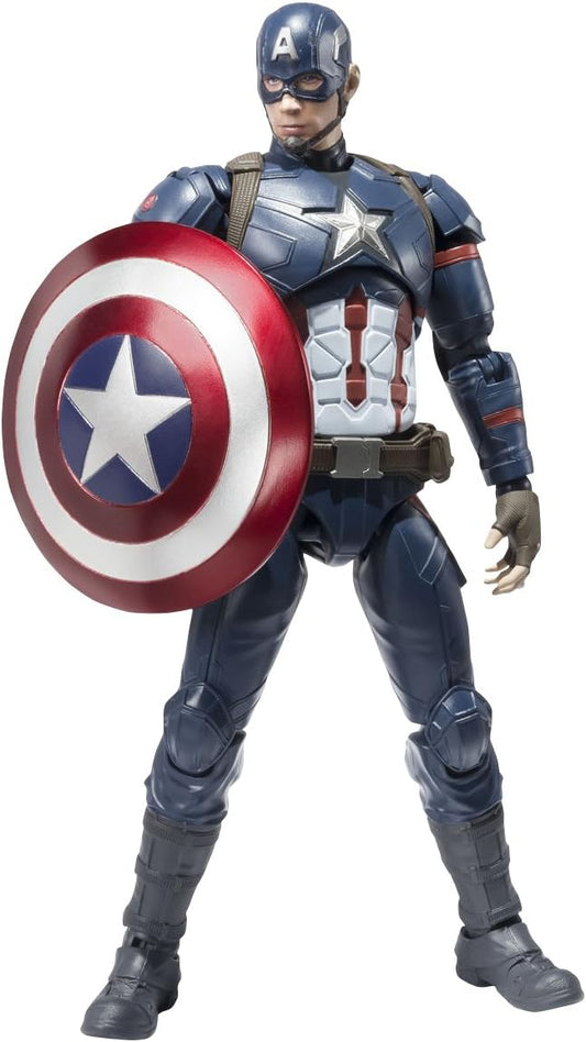 S.H. Figuarts Captain America (Civil War), Approx. 5.9 inches (150 mm), ABS   PVC, Pre-painted Action Figure