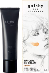 Gatsby The Designer Natural BB Cream, Beige, Men's Cosmetics, Foundation, Acne Scars, Redness, For Pores