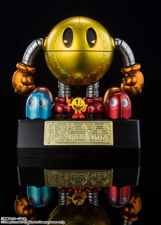 Chogokin Pac-Man, Approx. 4.1 inches (105 mm), ABS   Die-Cast Pre-painted Action Figure