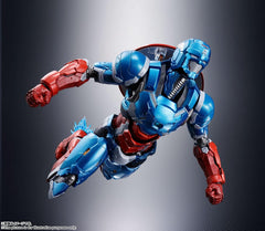 S.H. Figuarts Captain America (Tech On The Avengers), Approx. 6.1 inches (155 mm), PVC, ABS,   Die Cast Pre-Painted Action Figure