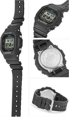 Casio G-5600UE-1JF Solar Wristwatch (Old and New), Black, Super Illuminator Type (High Brightness LED Light)