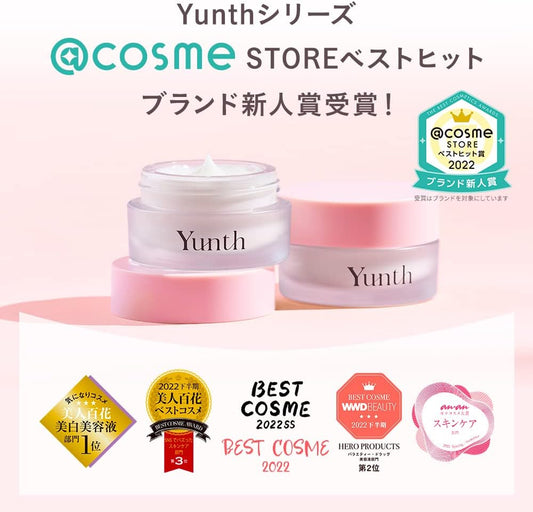 Yunth Raw Vitamin C Cream, 1.1 oz (30 g), Beauty Cream, Next Generation Ingredients Derived from Aperida, Pores, Paraben Free, Alcohol-free, Fragrance-free, TECA Skin Care, Yuka Chiba