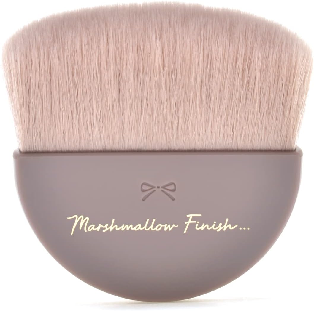 Canmake marshmallow finish powder brush round brush matte skin finish One Brown