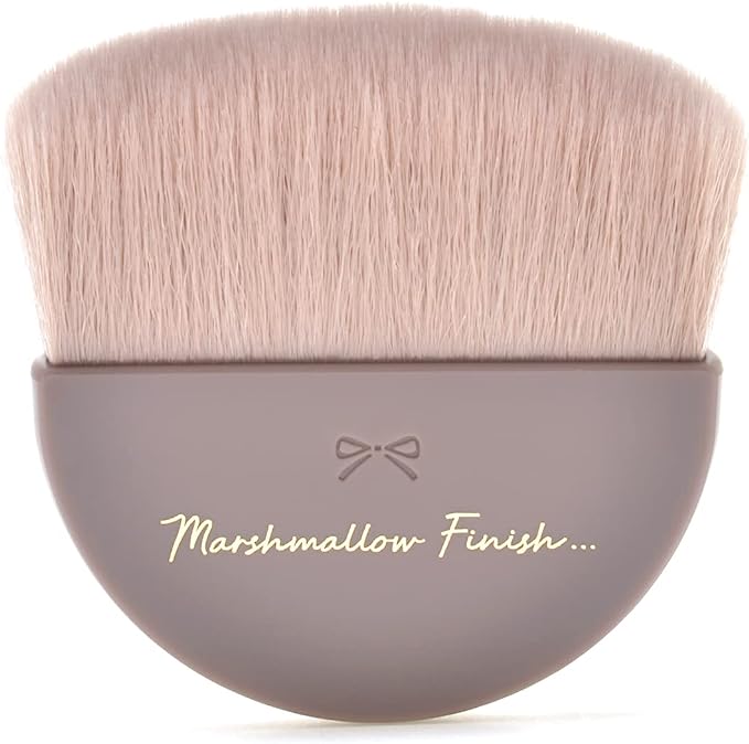 Canmake Marshmallow Finish Powder Brush, Round Brush, Matte Skin Finish