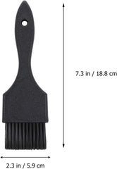 Frcolor Hair Dye Brush Hair Color Brush Hair Dye Comb Hair Dye Brush for Home Hairdresser DIY Professional Set of 3 (Black)