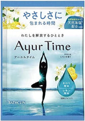 Ayuru Time Bath Salt, 6 Types of Scents, Bath Salt, Set of BathPowder, Includes Bonus BathPowder Before Sleeping (1 of 6 Scents)