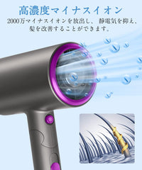 Hair Dryer, New Style, Large Air Volume, Quick Dryer, High Concentration Negative Ion Emission, Hair Care, Cold and Hot Air, 3 Modes Adjustable, 57 C Constant Temperature, Foldable, Space-saving, Travel, Business Trip, Home Use