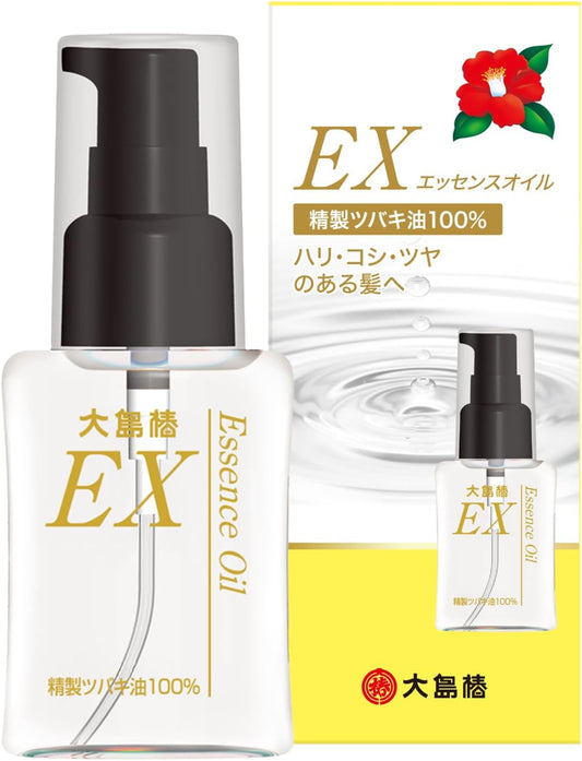 Oshima Tsubaki EX Essence Oil 40mL (Hair/Scalp/Skin Hair Oil) Single item 40ml (x 1)