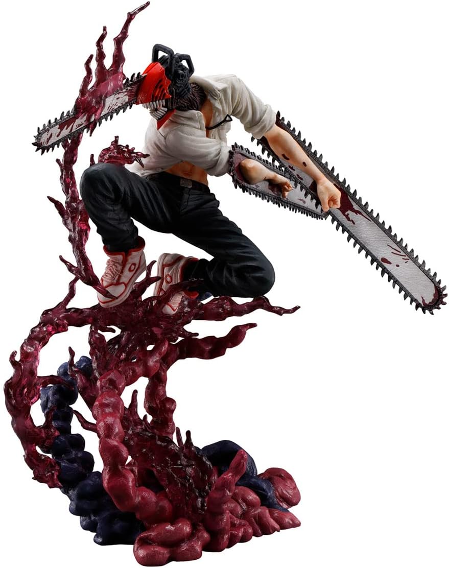 Figuarts Zero BAS65052 Chainsaw Man, Approx. 8.3 inches (210 mm), PVC   ABS, Pre-painted Complete Figure