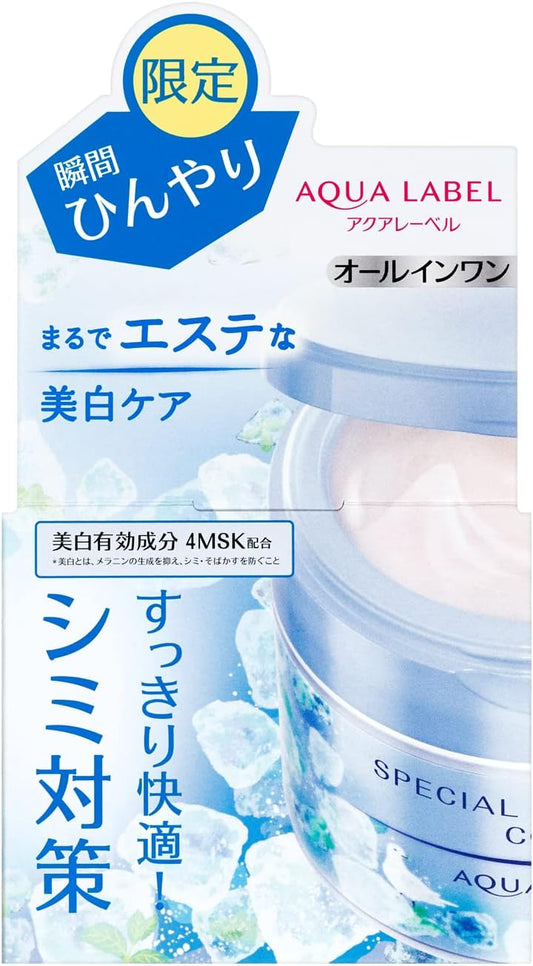 Aqua Label Quasi-drug Special Gel Cream Cool All-in-One Refreshing Cool Herbal Scent 90g