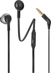 JBL TUNE 205 - In-Ear Headphones One Button Remote/Microphone Included - Black