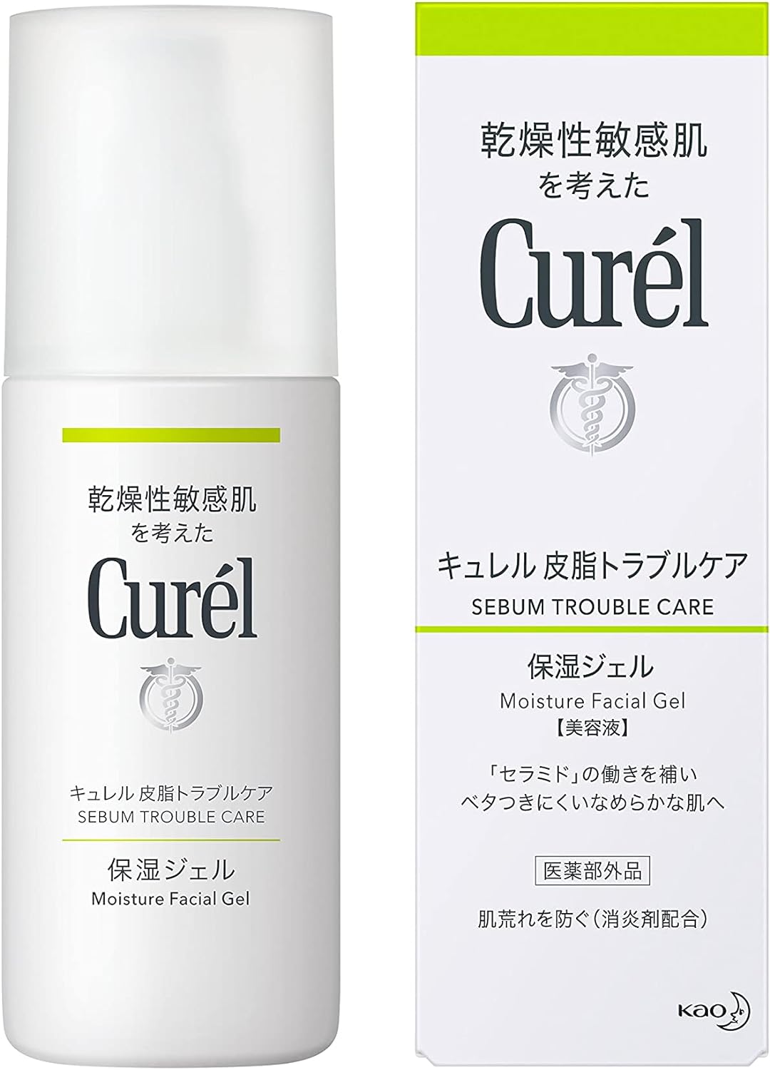 Curel Sebum Trouble Care Moisturizing Gel, 4.2 fl oz (120 ml)