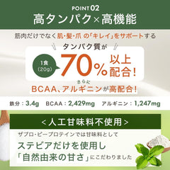 THE PROTEIN Pea Protein 1kg Rich Chocolate Flavor Protein No Artificial Sweeteners Takeuchi Pharmaceutical THE PROTEIN Vegetable Protein Derived from Peas