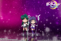 Figuarts mini Sailor Moon Super Sailor Pluto - Eternal edition, Approx. 3.5 inches (90 mm), PVC   ABS, Pre-painted Action Figure