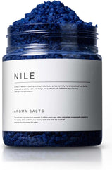 NILE Natural Sea Salt Bath Salt, Bath Salt, Moisturizing, 1.1 oz (30 g) x 10 Doses (Lavender   Bergamot Scent)