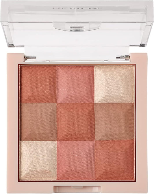 Revlon Blush   Illuminator Palette 003 Caramel Nude Japanese Design Cheek   Highlighter Natural complexion! Nude red color 8.5g