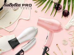 BAB053TPJ Air Dryer, Mini Hair Dryer, Compact, Lightweight, Suitable for Overseas Use, Pink