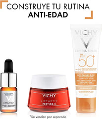 Vichy Ideal Soleil Cream Leather Perfecter Cream SPF 50+ Sunscreen - 50ml of Facial Protection