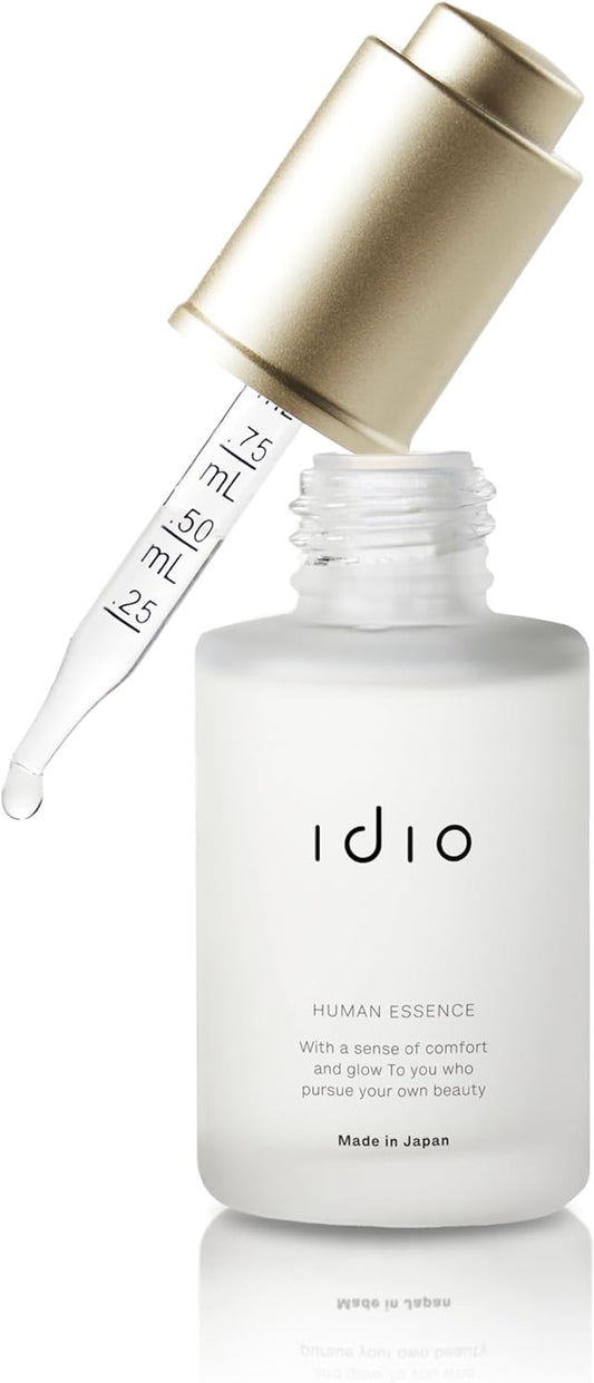 idio Human Stem Cell Serum, CICA Ceramide, EGF, Fullerene, Vitamin C Derivative, APPS, Aging Care, Fragrance-free, Made in Japan