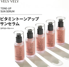 (Official) VELY Vitamin Tone Up Sun Serum, 1.0 fl oz (30 ml), Vitamin Dark Spot Sun Serum, 1.0 fl oz (30 ml)