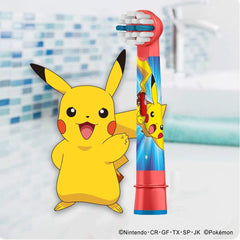 Brown Oral B Electric Toothbrush for Children EB10-2KGE Smudge Clean Kids Soft Replacement Brush, Red