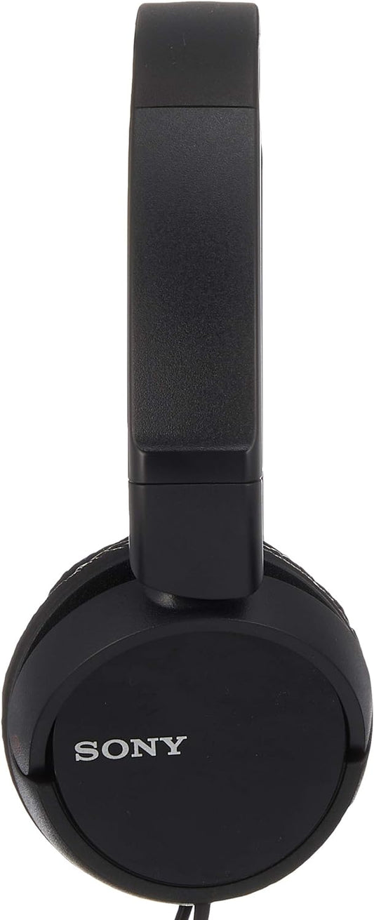 Sony MDR-ZX110 Headphones: Sealed Foldable Black MDR-ZX110 B