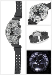 Casio G-Shock GA-700SKC-1AJF Camouflage Skeleton Series Men's Watch, Black, Limited Model / Camouflage Skeleton Series