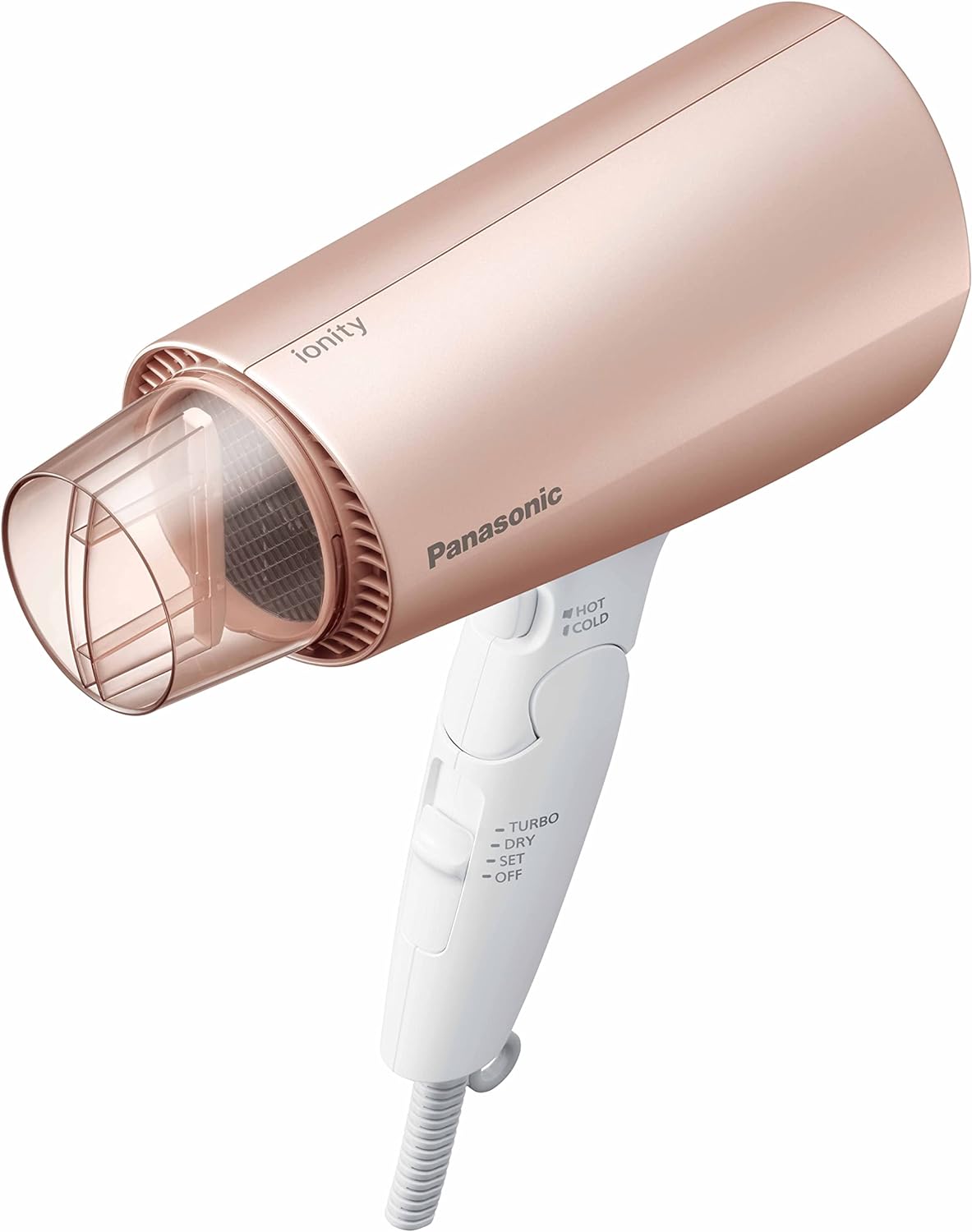 Panasonic EH-NE7J-P Dryer, Quick Drying, Large Airflow, Mineral Negative Ions, Pink Tone