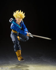 S.H. Figuarts Dragon Ball Z Super Saiyan Trunks - A Boy from the Future, Approx. 5.5 inches (140 mm), PVC   ABS Pre-painted Action Figure