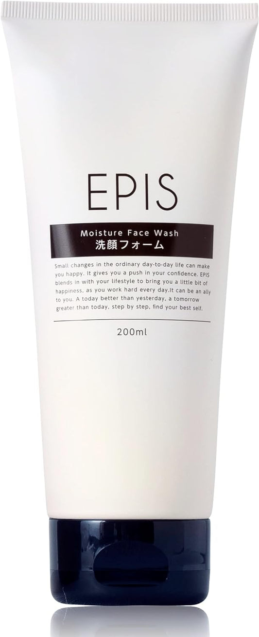 Epis EPIS Organic Facial Cleansing Foam, 6.8 fl oz (200 ml) (Large Capacity) Dense Foam, Additive-Free, Natural Citrus Scent