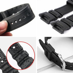 Watch Strap, Genuine Band Compatible, Waterproof Strap, Fits Casio SGW-100