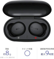 Sony WF-XB700 Fully Wireless Earbuds, WF-XB700 BZ - Deep Bass Model / Up to 9 Hours of Continuous Playback / Built-in Microphone 2020 Model 360 Reality Audio Certified Model Black