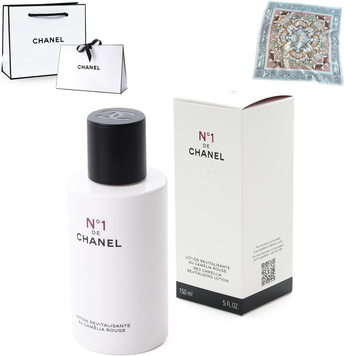 Set Item CHANEL Chanel Lotion N1 De Chanel 5.1 fl oz (150 ml), Cosmetics, Cosmetic Lotion, Skin Care, No1 Numero Once, 5.1 fl oz (150 ml)