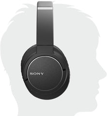 Sony wireless noise canceling headphones MDR-ZX770BN: Bluetooth compatible with microphone, black MDR-ZX770BN B