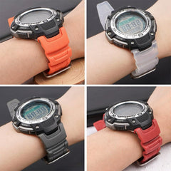 Watch Strap, Genuine Band Compatible, Waterproof Strap, Fits Casio SGW-100