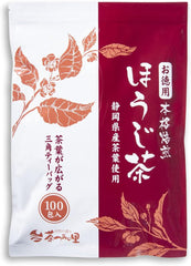 Chatsumi no Sato Value Roasted Tea Bags, Large Capacity, 0.1 oz (2.5 g) x 100 Pieces, Shizuoka Roasted Tea Pack