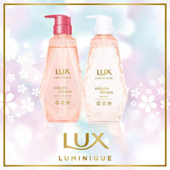 [Japanese Shampoo and Conditioner] LUX Luminique Sakura Dream Non-Silicone Shampoo Treatment Trial Capacity Pump Pair 370g + 370g 2 Assorted