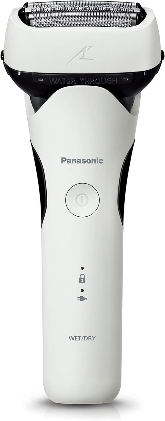 Panasonic ES-LT2B-W Men's Shaver, Lamb Dash, 3 Blades, White, Bath Shaving