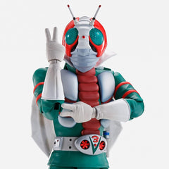 S.H. Figuarts (True Bone Carving Method) Kamen Rider V3, Approx. 5.7 inches (145 mm), ABS   PVC   Cloth, Painted Action Figure