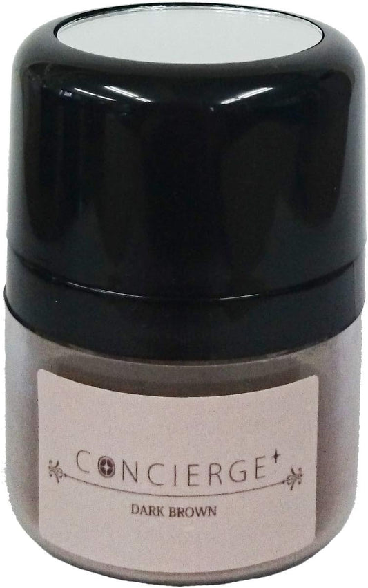 CONCIERGE Conserge Scalp Funde, Dark Brown, Set of 2