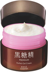 KOSE Brown Sugar Premium Perfect Gel Cream Super Rich Moisturizing All-in-One Gel 100g + 1 Nasal Plug Pack Bonus Included