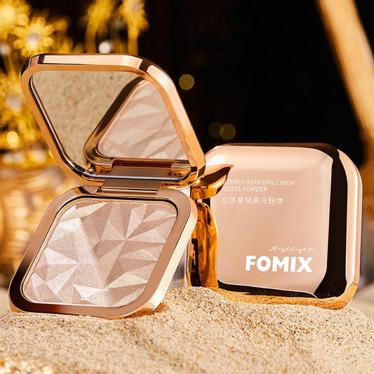 FOMIX Stereo Star Drill Highlight Luminizer Glitter 3D Feel Pearl Glossy Skin 8g