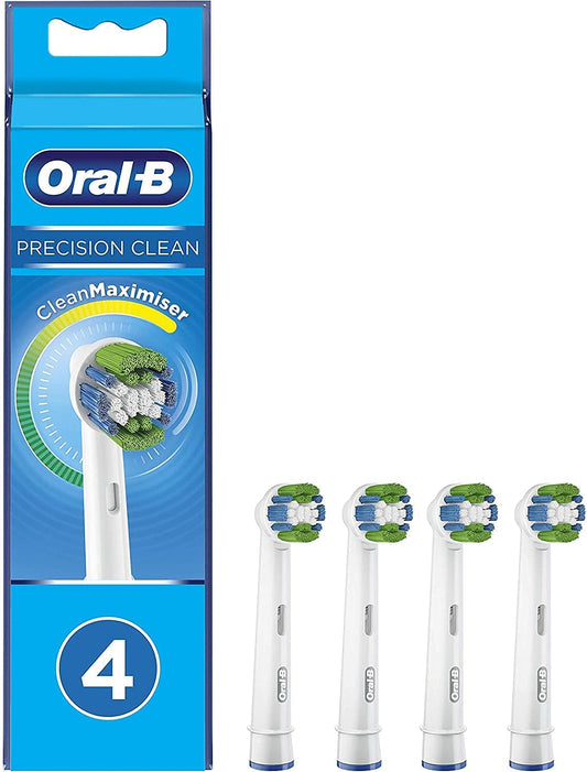 Braun Oral B EB20-4EL Replacement Brush, Basic / PRECISION CLEAN, 4 Pieces