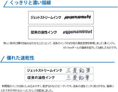 Mitsubishi Pencil Oil Ballpoint Pen Jetstream 0.5 be easy to write in black SXN15005.24