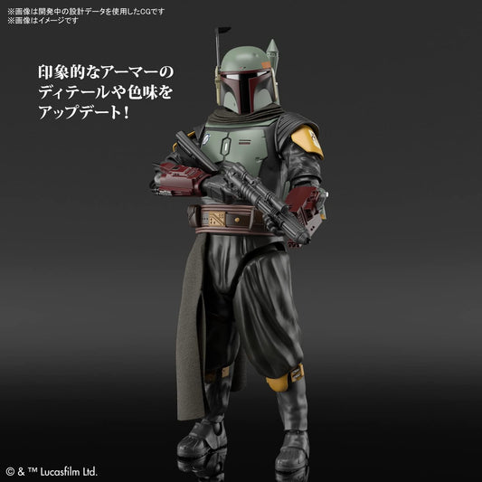 Star Wars The Mandalorian Boba Fett 1/12 Scale Color-coded Plastic Model