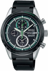 Seiko Watch SEIKO SELLISTA Special Edition Watch, silver   black/black, Solar chronograph model