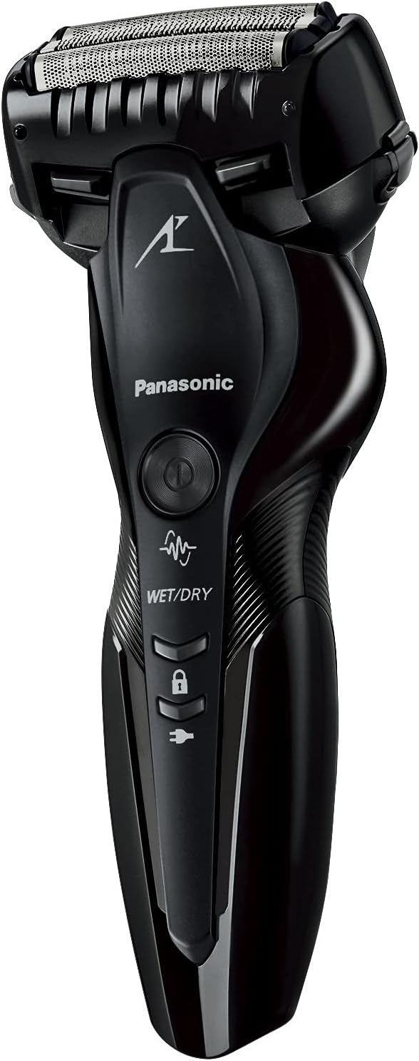 Panasonic ES-CST2T-K Men's Shaver, Lamb Dash, 3 Blades, Bath Shaving, Black